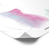 Fashion Sketch - Blend Dress Poster (Ecke)