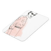 Fashion Sketch Magnet (Linke Seite)