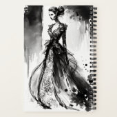 Fashion Sketch Notizblock (Rückseite)