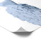 Fashion Sketch - Ruffle Dress Poster (Ecke)