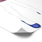 Fashion Sketch - Ruffle Dress Poster (Ecke)