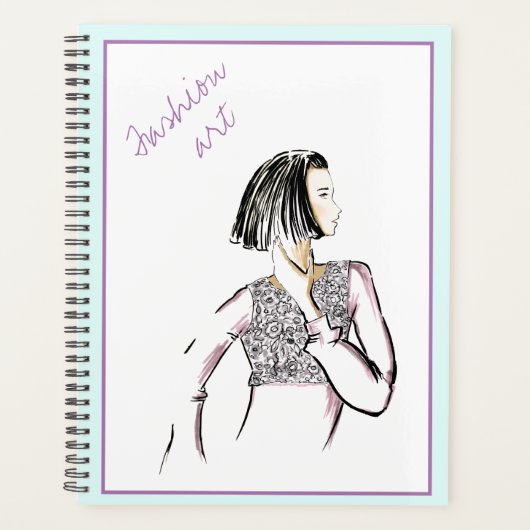 Fashion Sketches Famous Fashion Illustrators Planer (Vorderseite)