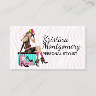 Fashion Stylist Shopper Gal Visitenkarte