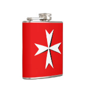 Fashion-Symbol für weißes Malteser Kreuz und Malta Flachmann (Rechts)