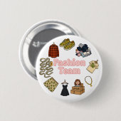 Fashion Team Button (Vorne & Hinten)