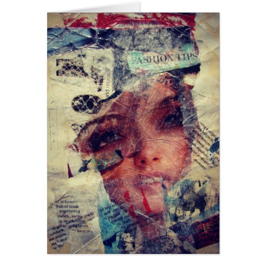 Fashion Tips Mixed Media Collage (Vorne)