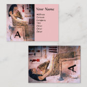 FASHION UND SCHÖNHEIT DES ANTIQUEN ÄGYPTEN MONOGRA VISITENKARTE (Vorne/Hinten)