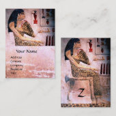 FASHION UND SCHÖNHEIT DES ANTIQUEN ÄGYPTEN-MONOGRA VISITENKARTE (Vorne/Hinten)