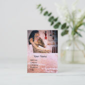 FASHION UND SCHÖNHEIT DES ANTIQUEN ÄGYPTEN-MONOGRA VISITENKARTE (Stehend Vorderseite)