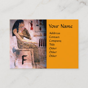 FASHION UND SCHÖNHEIT DES ANTIQUEN ÄGYPTEN MONOGRA VISITENKARTE