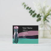 FASHION UND SCHÖNHEIT DES ANTIQUEN ÄGYPTEN MONOGRA VISITENKARTE (Stehend Vorderseite)