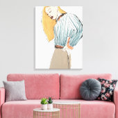 Fashion Vignette Leinwanddruck (Insitu (Wohnzimmer))