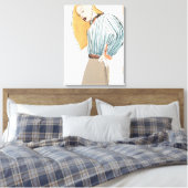 Fashion Vignette Leinwanddruck (Insitu (Schlafzimmer))