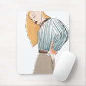 Fashion Vignette Mousepad (Mit Mouse)