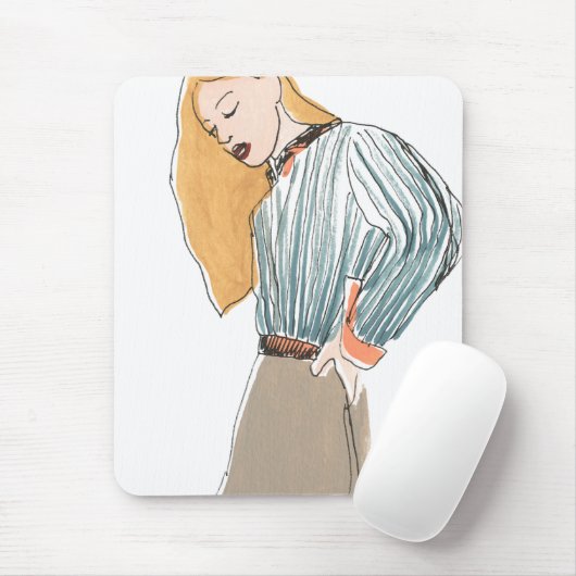 Fashion Vignette Mousepad (Mit Mouse)
