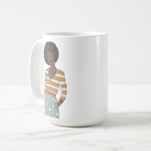 Fashion Vignette Portrait Kaffeetasse (Vorderseite Links)
