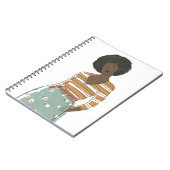 Fashion Vignette Portrait Notizblock (Linke Seite)