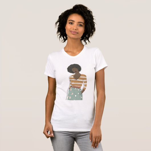 Fashion Vignette Portrait T-Shirt (Vorne ganz)