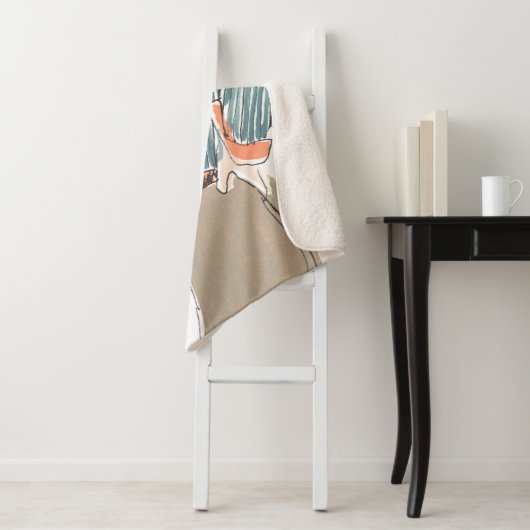 Fashion Vignette Sherpadecke (Beispiel)