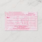 FASHION - Visitenkarte (Rückseite)