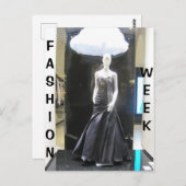 FASHION WEEK POSTKARTE (Vorne/Hinten)