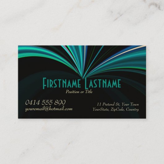 Fashiona Dream Business Card Visitenkarte (Vorderseite)