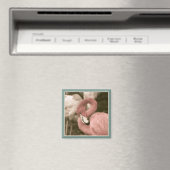 Fashionable Flamingo Magnet (In Situ (Geschirrspüler))