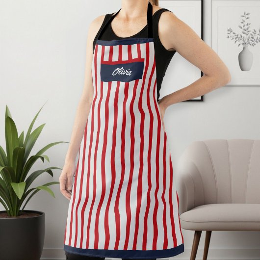Fashionable Long Patterned Apron for Men and Women Schürze