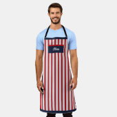 Fashionable Long Patterned Apron for Men and Women Schürze (Getragen)