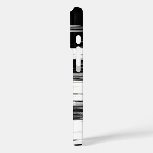 Fashionable Pattern Design in Black and White Case-Mate iPhone Hülle (Rückseite / Links)