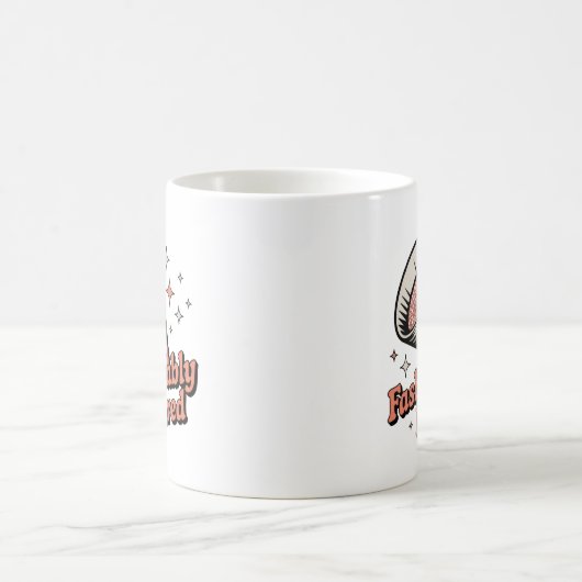 Fashionably Injured | Vet Visit Humor Kaffeetasse (Mittel)