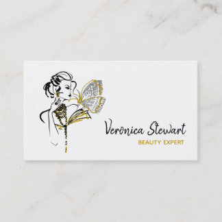 Fashionillustration Visitenkarte