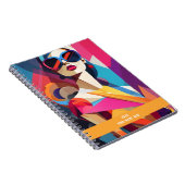 Fashionista 9 von 9 hübscher Dame Notizblock (Rechte Seite)