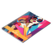 Fashionista 9 von 9 hübscher Dame Notizblock (Linke Seite)