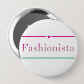 Fashionista Button (Vorne & Hinten)