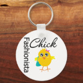 Fashionista Chick Schlüsselanhänger (Vorderseite)