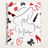Fashionista Custom Calendar Day Planner Planer (Vorderseite)