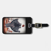 Fashionista Diva Roaring Zwanziger Gepäckanhänger (Vorderseite horizontal)