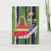 Fashionista Friend Birthday Card