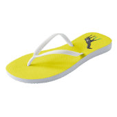 Fashionista Giraffe Fip Flops Badesandalen (Schrägansicht)