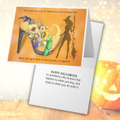 Fashionista Halloween Grußkarte Karte