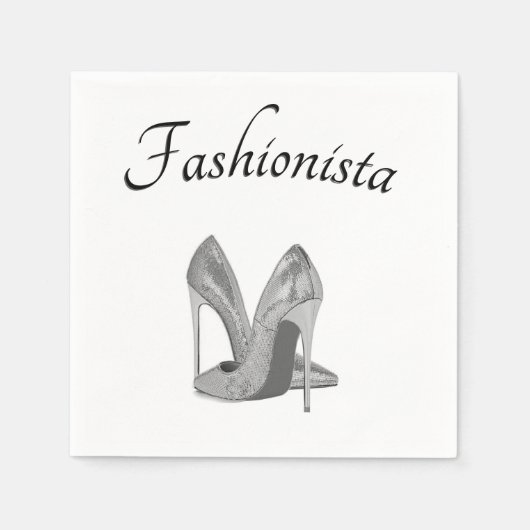 Fashionista High Heel Shoes Serviette (Vorderseite)