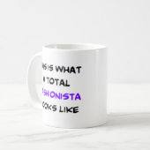 Fashionista Kaffeetasse (Vorderseite Links)