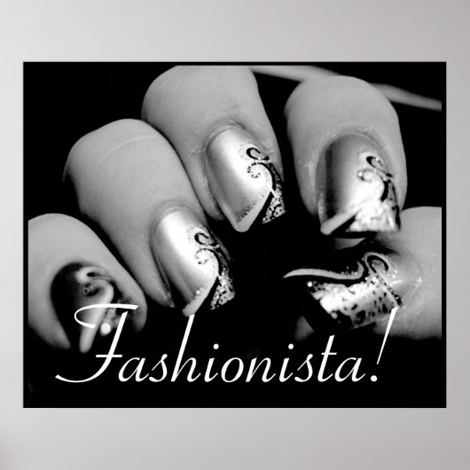 Fashionista Nail Art Poster (Vorne)