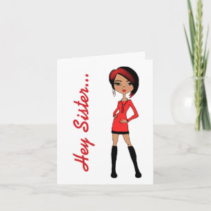 Fashionista Note Card Karte