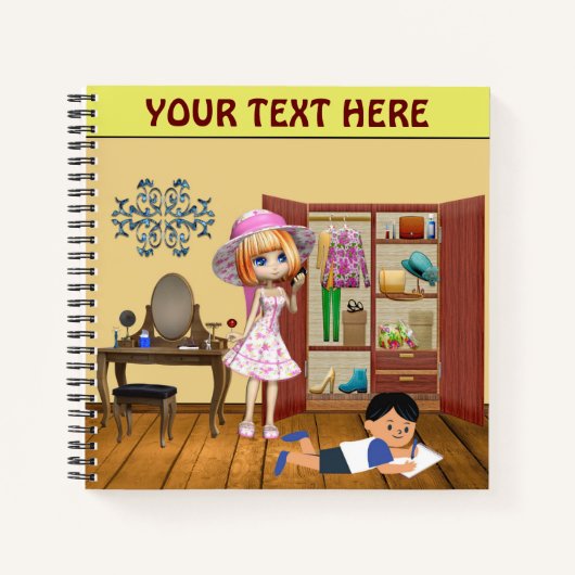 Fashionista Notizblock (Vorderseite)