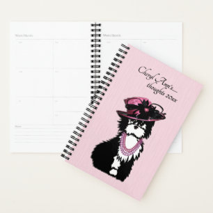 Fashionista Puppy Dog Personalisiert Planer