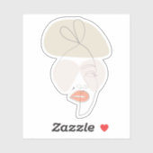 Fashionista Single Aufkleber (Blatt)