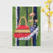 Fashionista Sister Birthday Card Karte (Gelbe Blume)