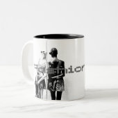 Fashionista Zweifarbige Tasse (Vorderseite Links)